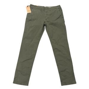 Jack & Jones Men's SLIM FIT MARCO ENZO OLIVE NIGHT Chino Tapered Pants W31 x L32